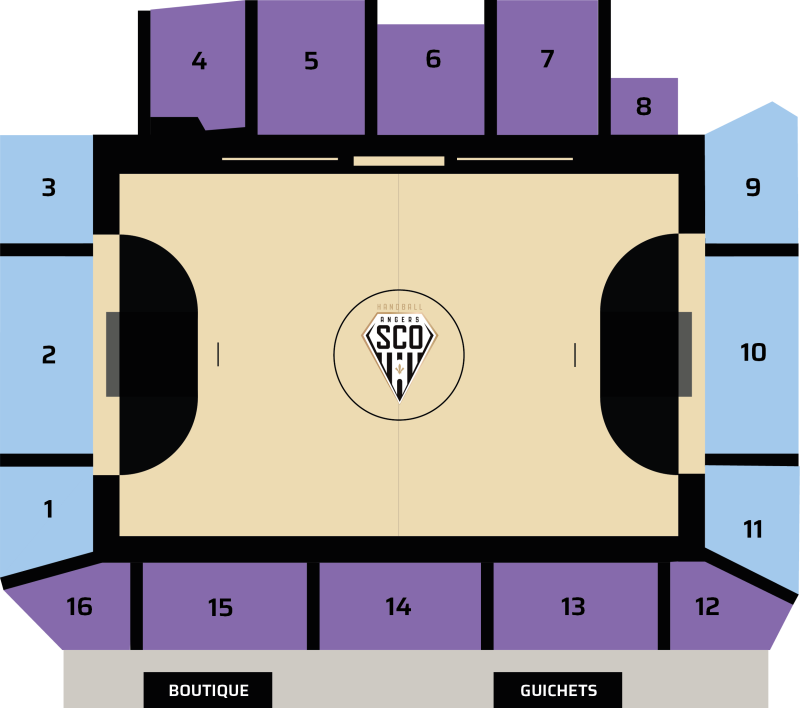 Plan salle du haras